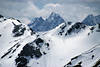 Alpengipfel Bergspitzen Schneeflanken Hohe Tauern Naturbild Zoom von Hochalpenstrae Autoreise
