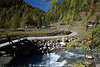 005913_Patscher-Alm Foto Schwarzach Wasser Bachbrcke Berghtten Landschaft Bild Naturidyll mit Alpengasthof Patsch