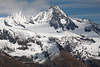 Groglockner Gipfel-Sdwand im Schnee Winterlandschaft Naturbild