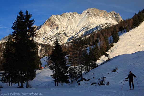 Hochfilzen Schilufer in Leoganger Steinberge Foto in Pillerseetal Tirol Alpen