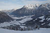 Pillerseetal verschneite Berglandschaft Naturbild vom Berg Buchensteinwand aus 1555m Hhe
