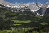 Scheffau Panorama Foto am Fu Felsen Berge Wilder-Kaiser Alpenlandschaft Naturidyll Aufnahme
