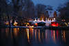 Bergedorf castle palace christmas market photo Hamburg winter city parc nightly lights reflection in water