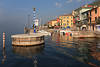 Castelletto photo Garda Lake harbor waterscape romantic city Italy alps-sea mount travel picture