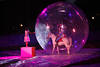 Horserider in a ball with girl horseshow gala world of the horses