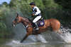 001469_Cross country photo like painting horse-ride in water-squirts blur fuzziness dynamic moved scene