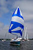 45865_Sailing sport photo waves-rider in wind, skiper by regatta on lake, sail-race on Niegocin lake